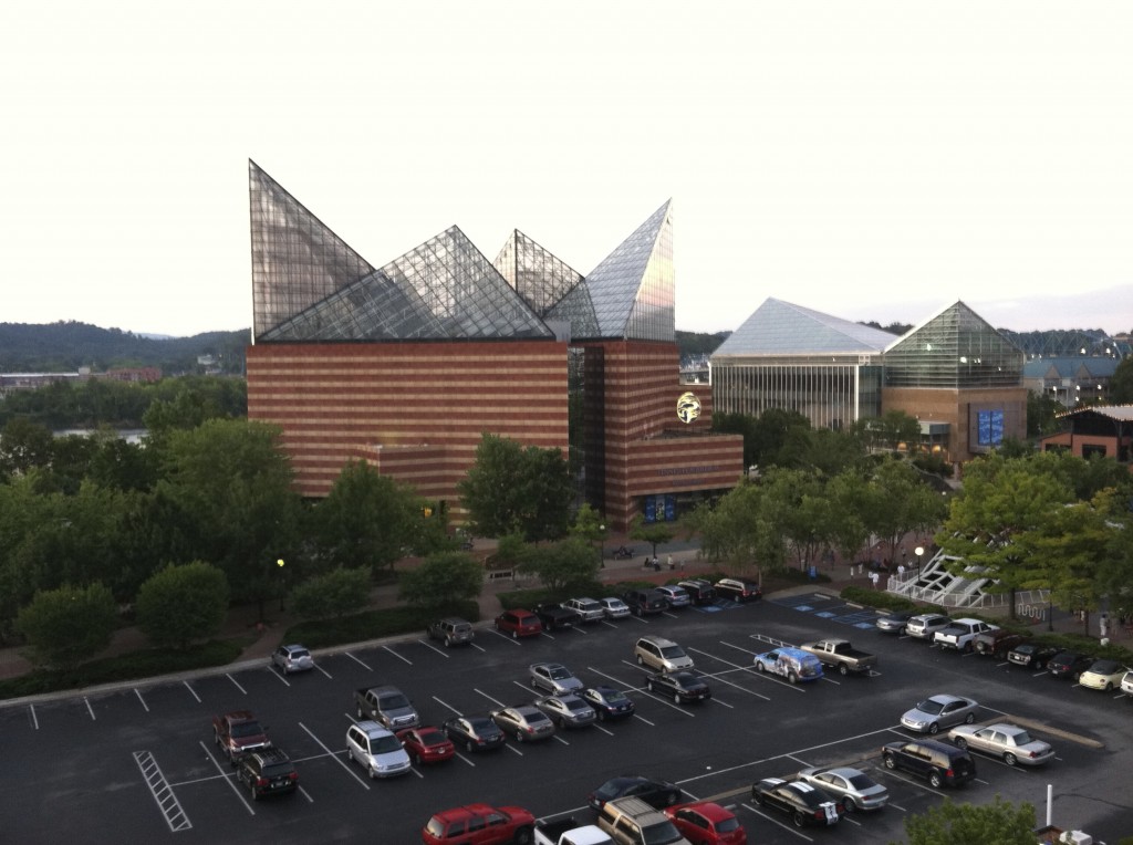 Tennessee Aquarium in Chattanooga,TN. A fine piece of architecture.